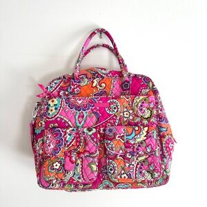 Vera Bradley Grand Cargo Bag in Pink Swirls